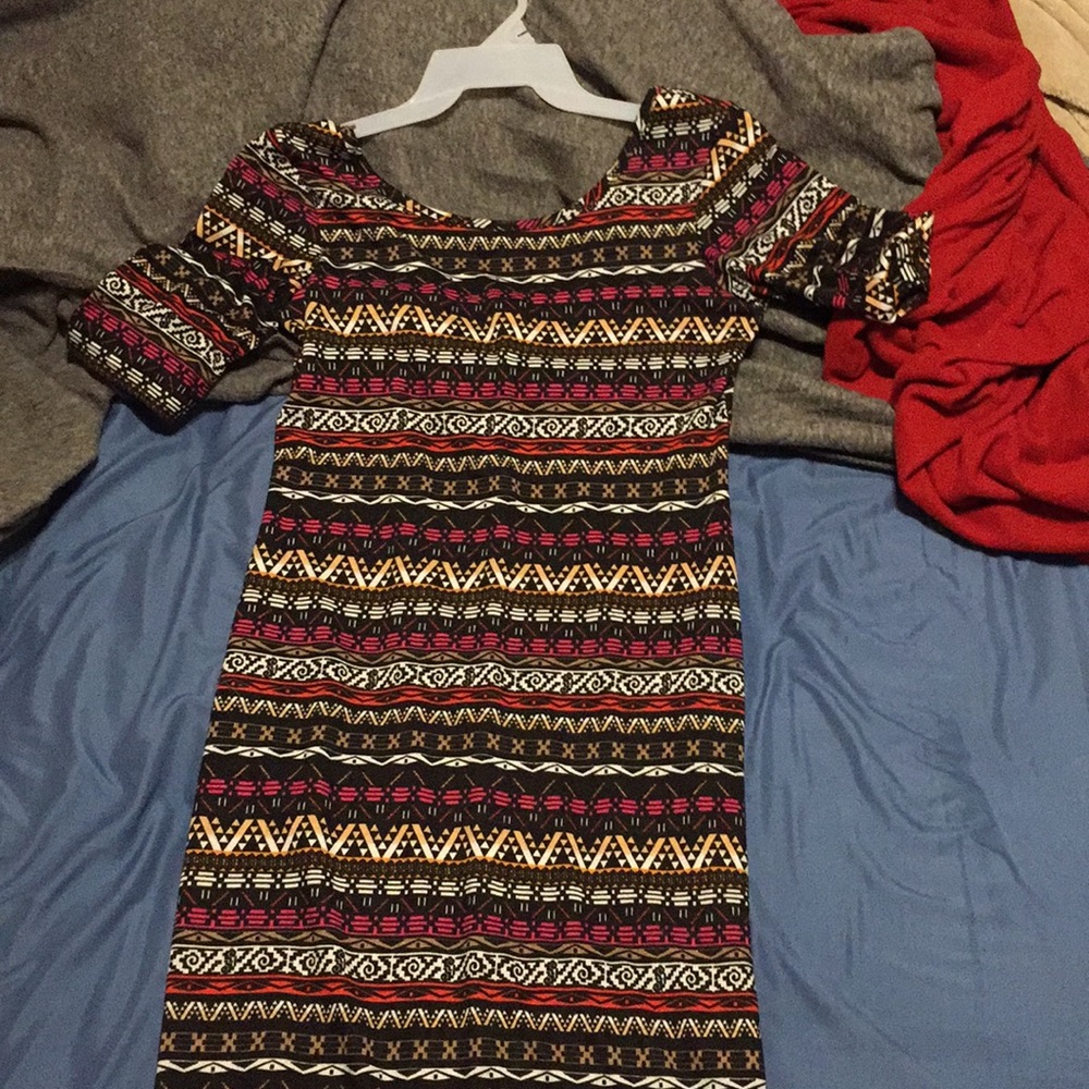 Tribal pattern dress
